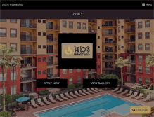 Tablet Screenshot of loftsatuptown.com